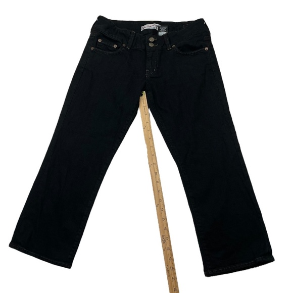 Red Engine Blue Cropped Jeans - Picture 11 of 12